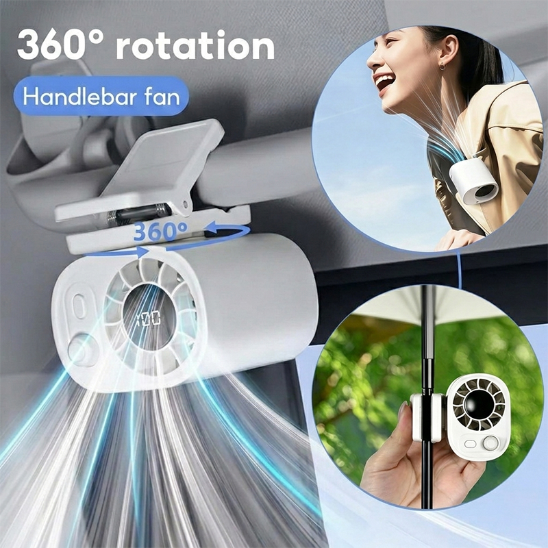 Oscillating Fan Clip - Ventilador de Coche con Clip 360