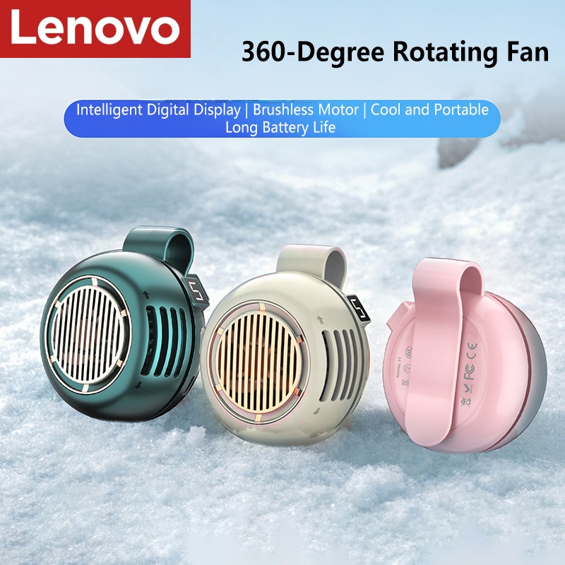 Oscillating Fan Clip - Ventilador Portátil Lenovo con Clip, Mini
