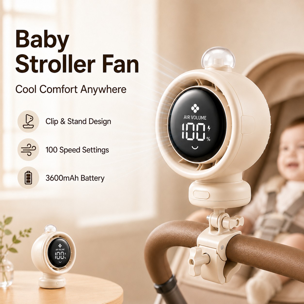 Nuevo Ventilador Portátil para - Oscillating Fan Clip reseña y precio